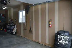 garage makeover size wall