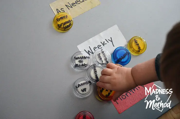 Magnetic Board Chore Chart