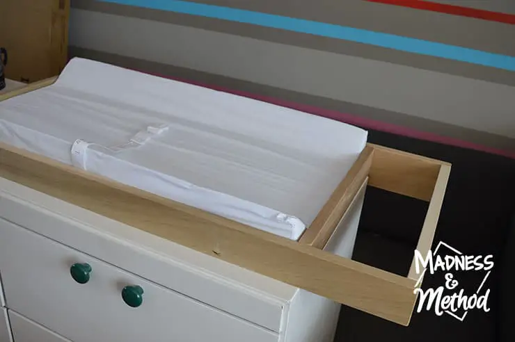 Diy Baby Change Table Top Madness, Baby Changing Table Top For Dresser