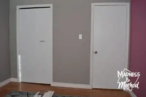 flat doors in bedroom