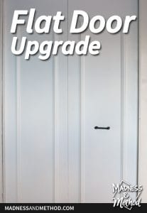 flat bifold closet door upgrade