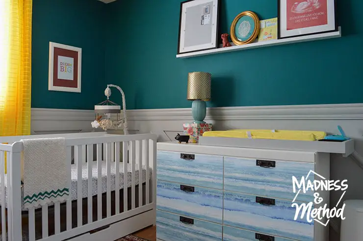 dark teal nursery