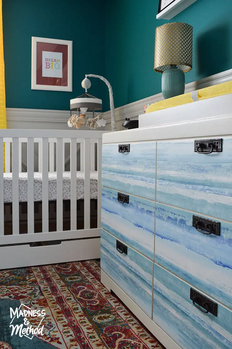 6 drawer dresser in nursery