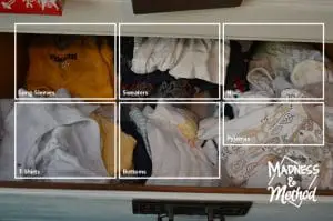 newborn baby clothes organization