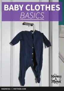 baby clothes basics graphic
