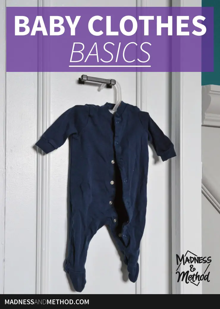 baby clothes basics graphic