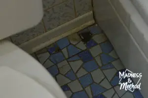 missing tiles in bathroom floors
