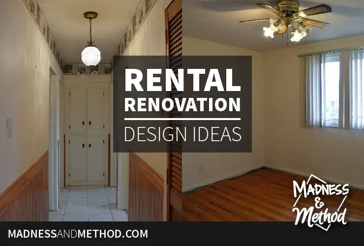 rental renovation design ideas graphic