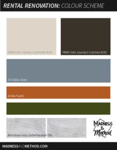 rental renovation colour scheme