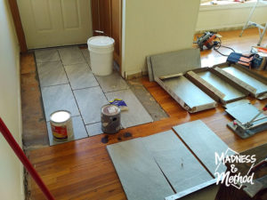 installing long tiles