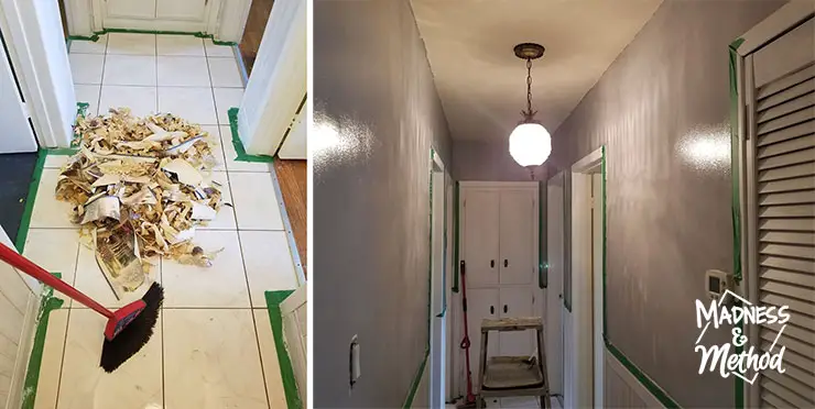 removing wallpaper border