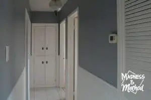 gray hallway transformation
