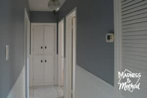 gray hallway transformation