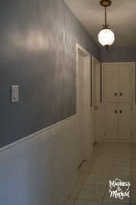 grey and white hallway