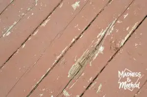 damaged deck boards