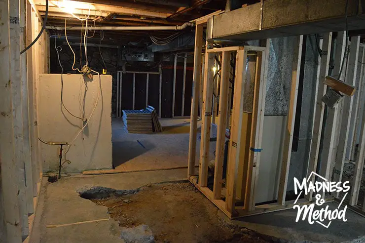 basement apartment kitchen dining