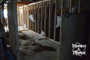 basement kitchen before