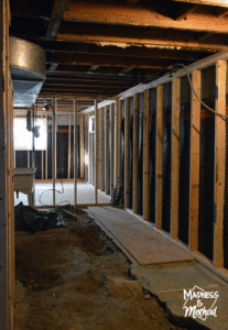 basement kitchen before