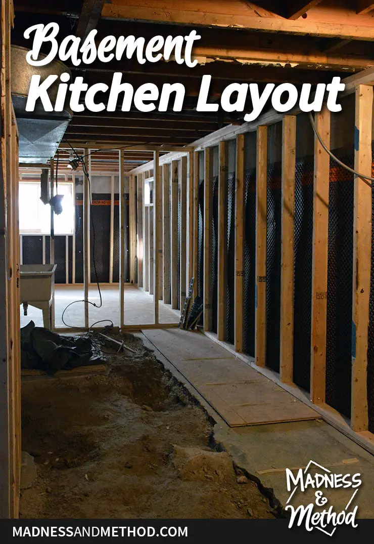 basement kitchen layout plans