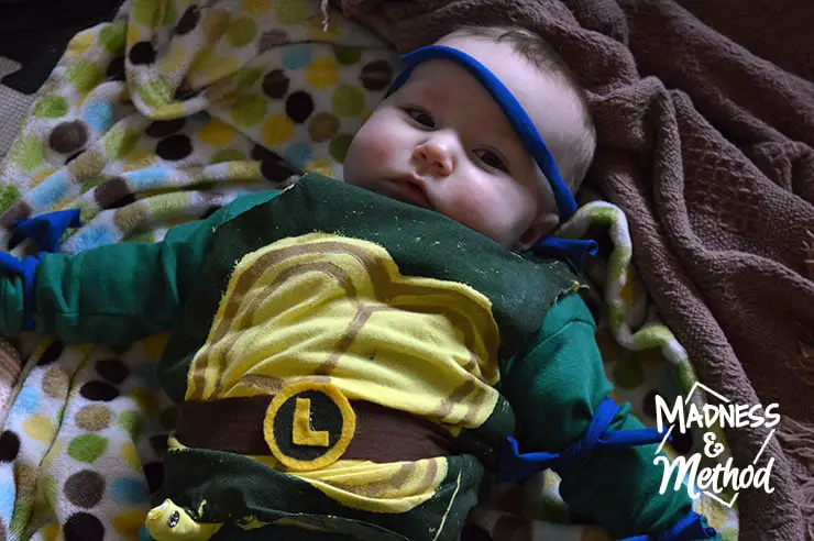 baby as tmnt leonardo