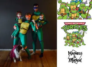 teenage mutant ninja turtle family
