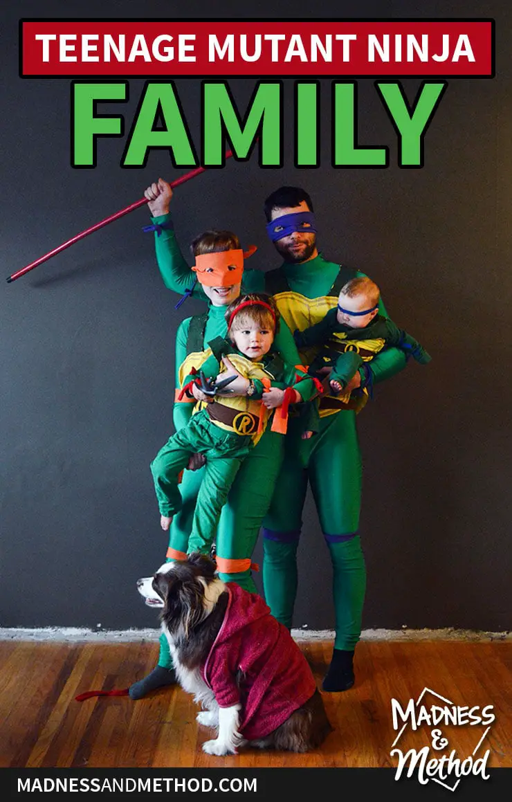 tmnt family costume halloween