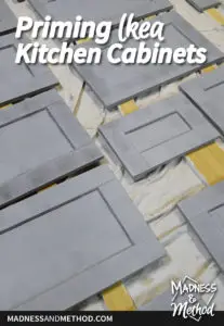 priming ikea kitchen cabinets