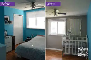blue room before after