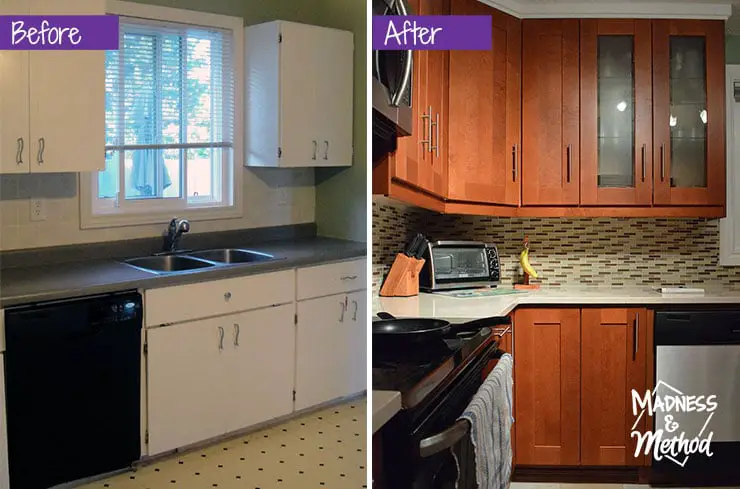 kitchen before after