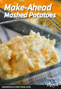 make-ahead mashed potato recipe
