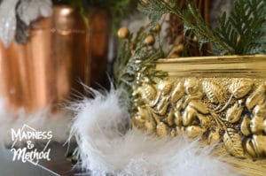 brass christmas decor