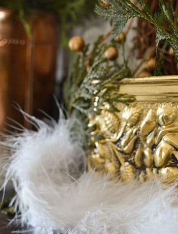 brass christmas decor