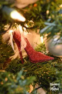 red shoe ornament