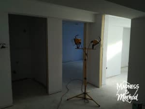 basement kitchen hallway