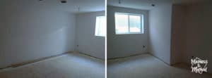 basement master bedroom