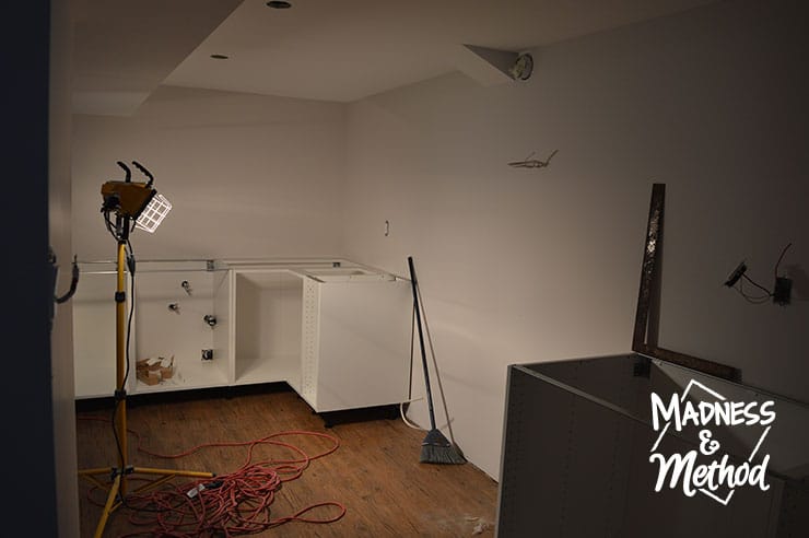 Installing An Ikea Kitchen In A Basement Madness Method