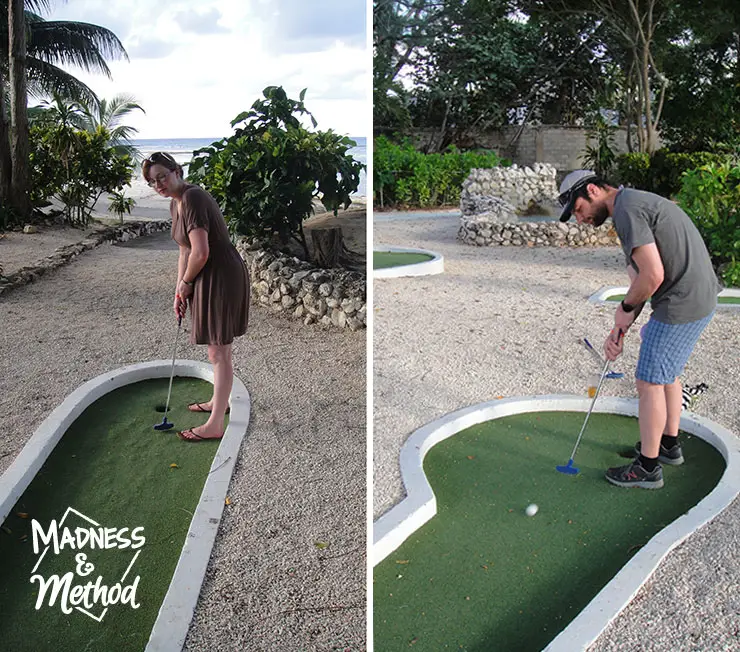 mini golf in jamaica