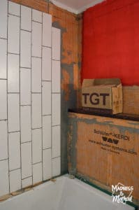 vertical subway tile