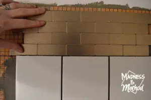 gold tile border