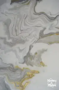 paint pour marble with epoxy