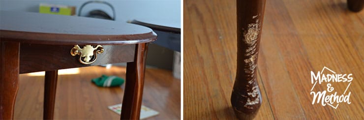 areas to fix on nightstands