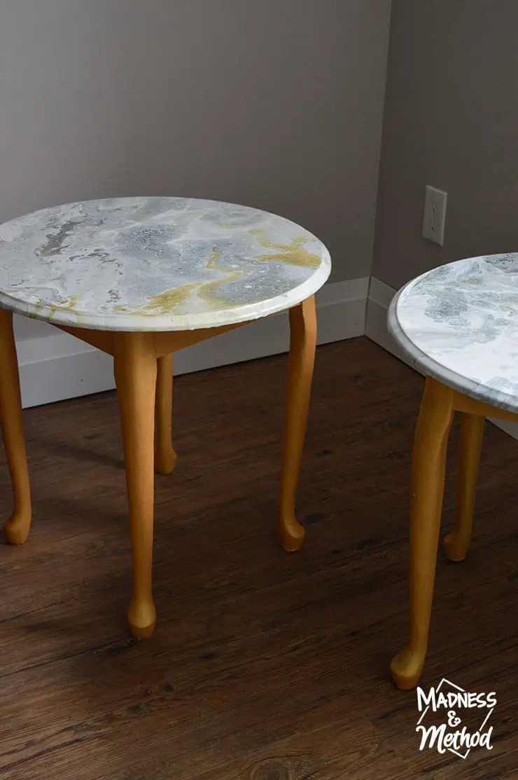 marble pour nightstands reveal