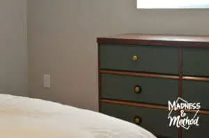 gold knobs on dresser