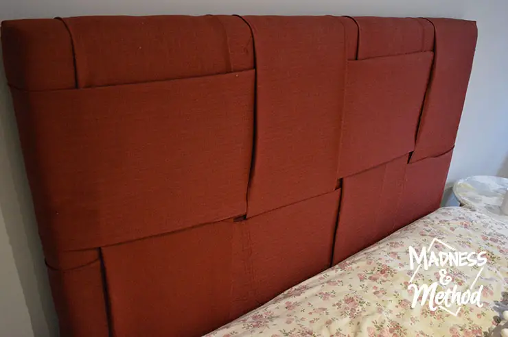 basketweave headboard