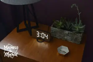 alarm clock nightstand