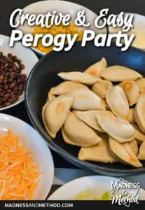 creative and easy perogy party