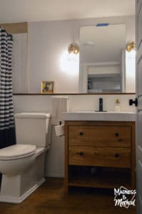 basement bathroom reveal