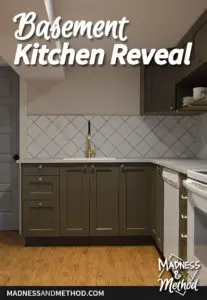 basement kitchen reveal graphic