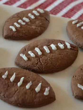 yummy game day football cookies