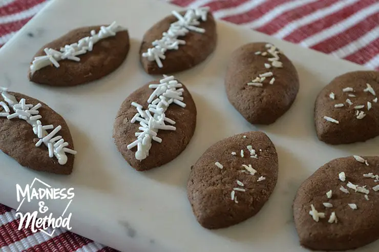 options for football cookie decorations